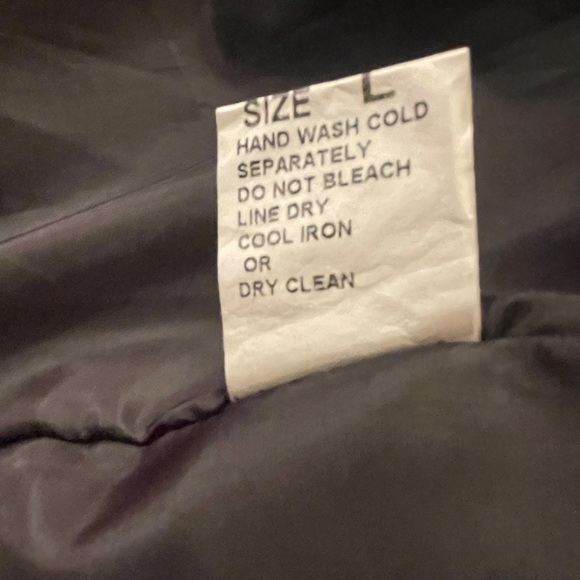 LOLA Black Faux Fur Jacket, Made in Italy Front Buttons Closure, Size L Pockets - Picture 13 of 16